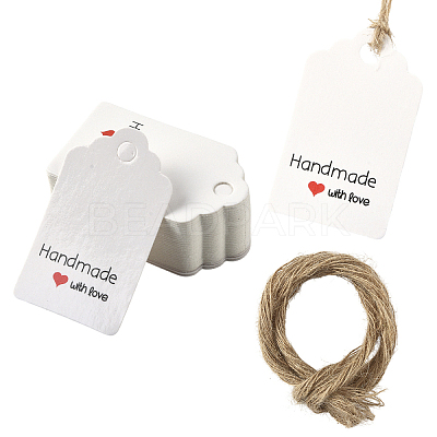 100Pcs Paper Gift Tags CDIS-YW0001-17A-1