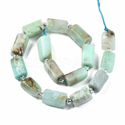 Natural Chrysoprase Beads Strands X-G-S376-013-1