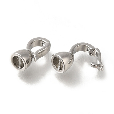 Brass Fold Over Clasps KK-H480-14P-1