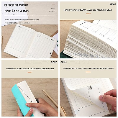 2023 Notebook with 12 Month Tabs AJEW-A043-01A-1