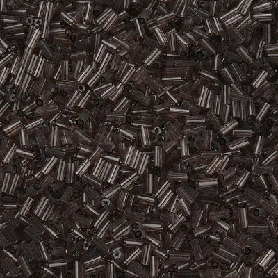 Transparent Glass Bugle Beads SEED-N005-001-C04-1