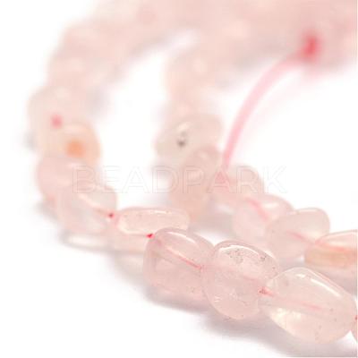 Natural Rose Quartz Beads Strands G-F465-47-1
