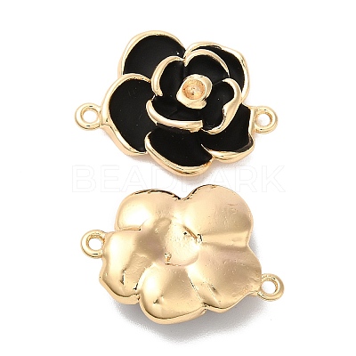 Brass Connector Rhinestone Settings KK-B074-25G-1