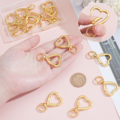 15Pcs Alloy Swivel Clasps FIND-UN0007-75G-1