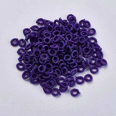 Polyester Cord Beads WOVE-K001-B15-1