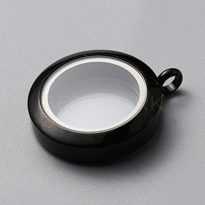 304 Stainless Steel Locket Pendants LS-FIND-WH0032-58B-EB-1