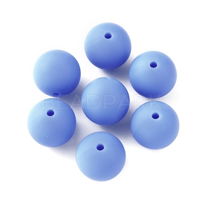 Food Grade Eco-Friendly Silicone Focal Beads SIL-WH0013-01N-1
