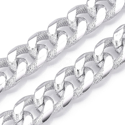 Aluminum Textured Curb Chains CHA-N003-43P-1