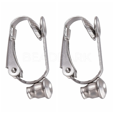 Brass Clip on Earring Converter X-KK-Q115-N-1