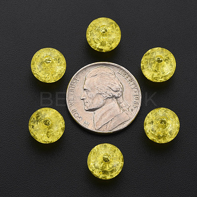 Transparent Crackle Acrylic Beads LS-MACR-S373-66C-N16-1