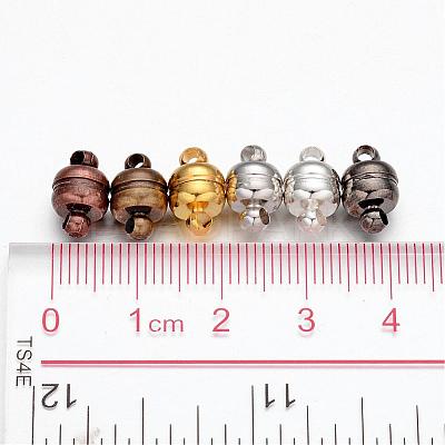 Brass Magnetic Clasps with Loops KK-H361-M-1