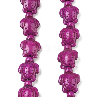 Dyed Synthetic Turquoise Beads Strands G-M152-04-B-1