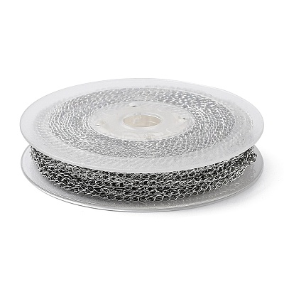 Tarnish Resistant 304 Stainless Steel Rolo Chains CHS-L015-51-1