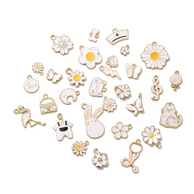 Alloy Enamel Pendants ENAM-D043-01D-1