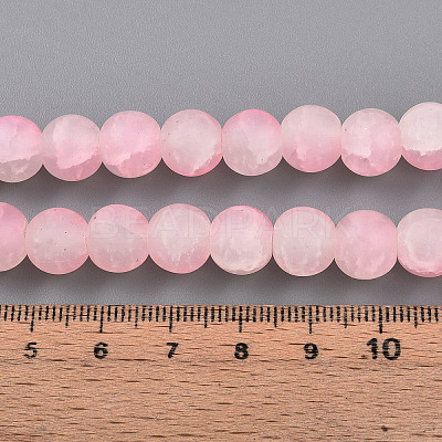 Crackle Glass Beads Strands GLAA-N009-10mm-02-1