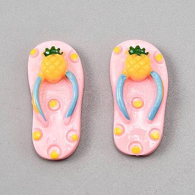 Friut Theme Resin Cabochons RESI-WH0038-39A-1