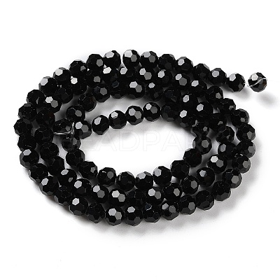 Transparent Glass Beads Strands GLAA-Q104-01B-1