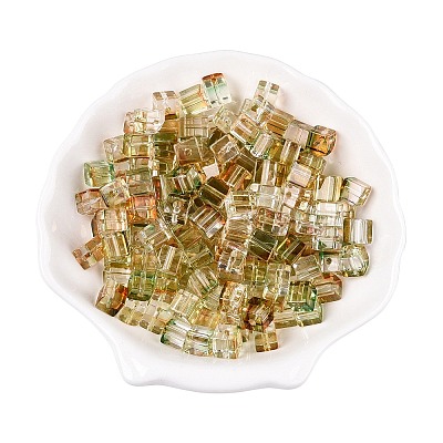 Baking Paint Transparent Glass Beads DGLA-N005-01A-01-1