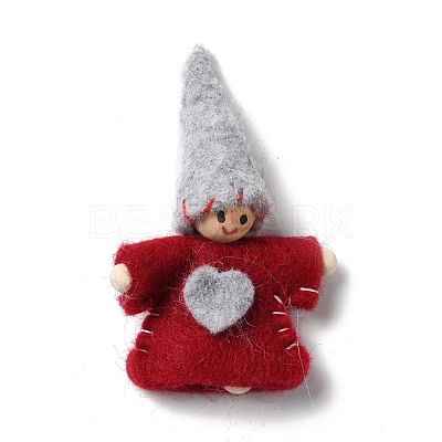 Handmade Wool Felting Ornament Accessories DIY-P063-02-1