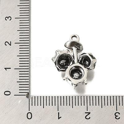 Tibetan Style Alloy Pendants FIND-G078-26A-AS-1