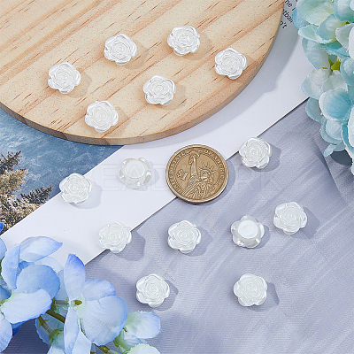200Pcs ABS Imitation Pearl Beads OACR-DC0001-26-1