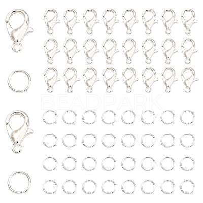 200Pcs Zinc Alloy Lobster Claw Clasps DIY-YW0010-31-1