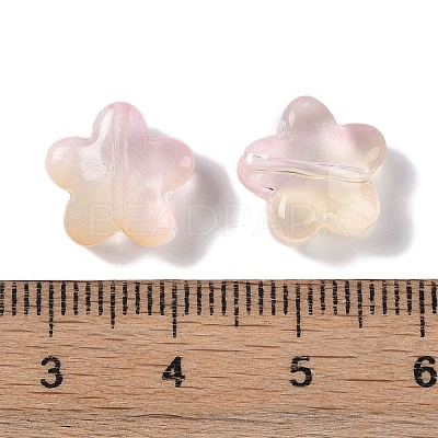 Baking Paint Glass Beads GLAA-S202-10H-1