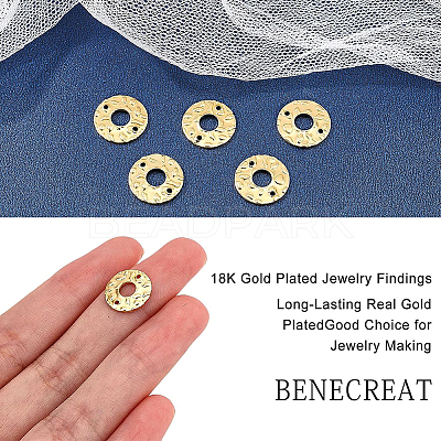 24Pcs Eco-Friendly Brass Connector Charms KK-BC0008-19-1