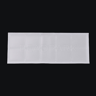 Plastic Necklace Chain Adhesive Pouch for Necklace Display Cards AJEW-P088-01B-1