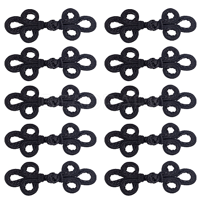 10 Pairs Handmade Chinese Frog Knot Button Sets DIY-GA0008-65-1