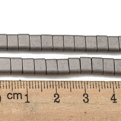 Electroplated Non-magnetic Synthetic Hematite Beads Strands G-C106-B01-11B-1