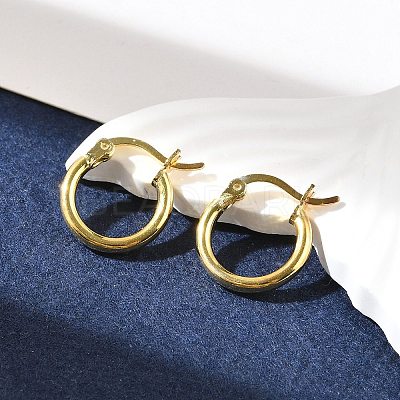 925 Sterling Silver Hoop Earrings STER-P047-13A-G-1