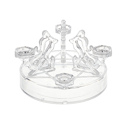 Acrylic Crystal Ball Display Stands ODIS-WH0001-39-1
