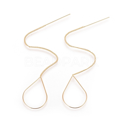 Brass Stud Earring Findings X-KK-S345-066-1