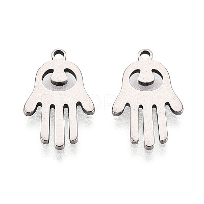 Tarnish Resistant Religion 201 Stainless Steel Charms STAS-N092-29-1