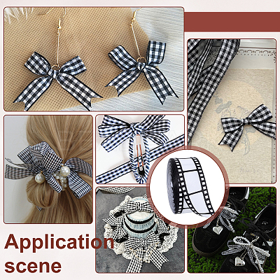 Polyester Ribbons SRIB-WH0011-436C-1