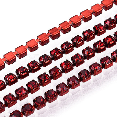 Electrophoresis Iron Rhinestone Strass Chains CHC-Q009-SS6.5-B21-1