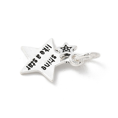 S925 Sterling Silver Pendant STER-H115-04A-S-1