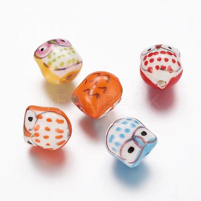 Handmade Porcelain Beads X-PORC-S447-M-1