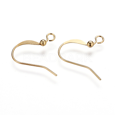 Brass French Earring Hooks LS-KK-Q365-G-NF-1