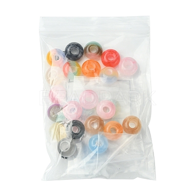 36Pcs 3 Styles Resin European Beads RESI-FS0001-72-1