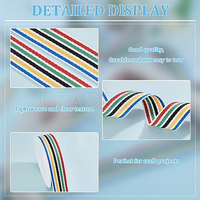 10 Yards Candy Color Polycotton Ribbon OCOR-BC0006-96B-1