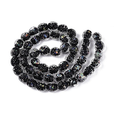 Handmade Foil Glass Beads FOIL-N029-10A-1