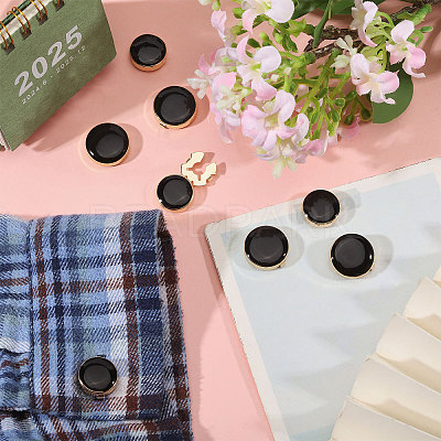 Zinc Alloy Enamel Cufflinks BUTT-GL0001-11-1