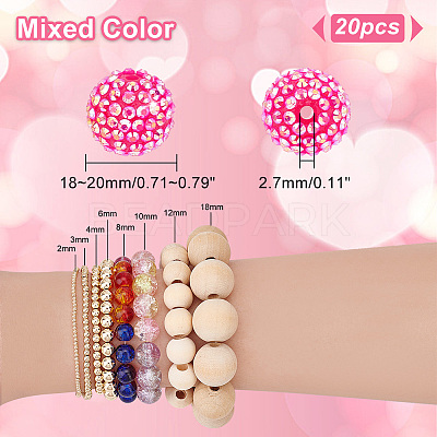 Resin Rhinestone Beads RESI-PH0001-81A-1