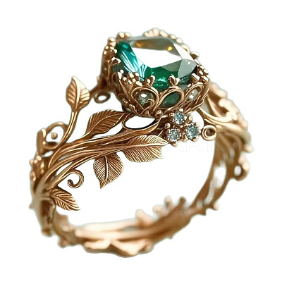 Zinc Alloy & Rhinestone Finger Rings FS-WG73E81-01-1