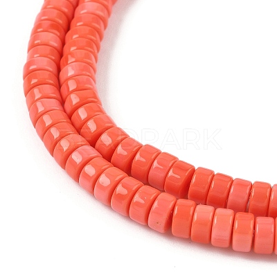 Opaque Glass Beads Strands GLAA-I060-01F-1