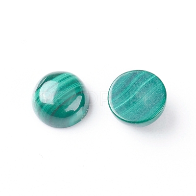 Natural Malachite Cabochons G-E557-06A-1