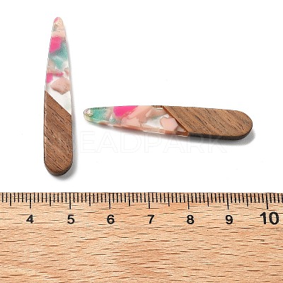 Resin and Walnut Pendants FIND-R051-08D-1