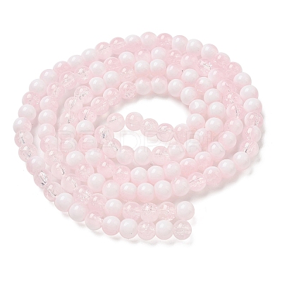 Crackle Glass Beads Strands GLAA-U001-6mm-12-1